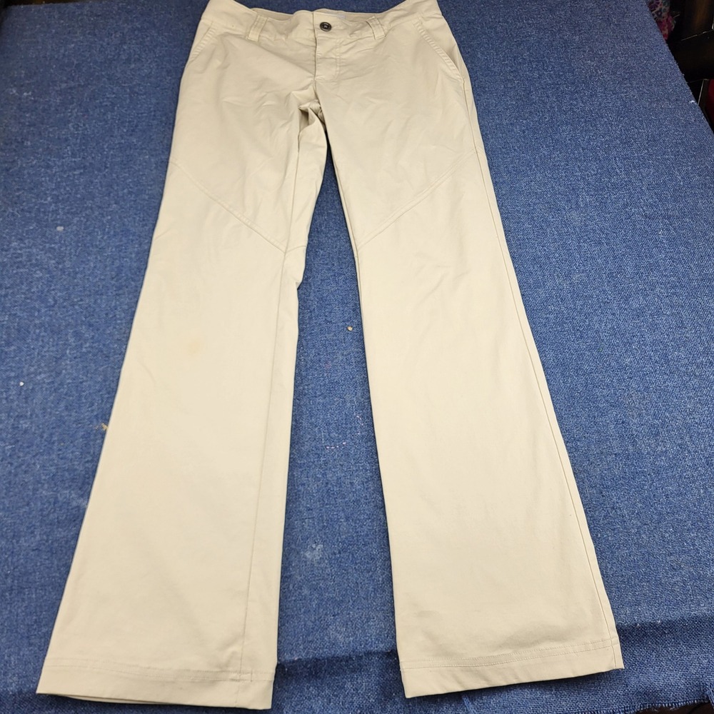 Columbia Omni-Shield Tan Khaki Outdoor Hiking Pants Womens Size 4 Regular